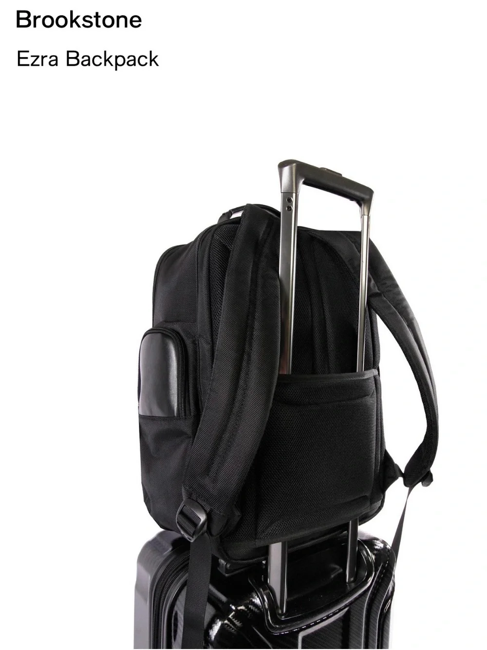 Brookstone Black Travel Backpack
